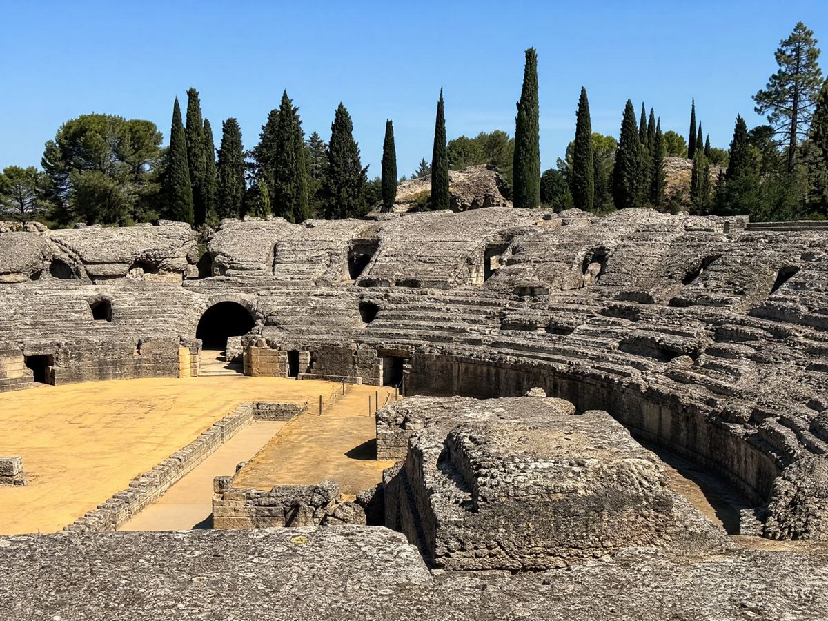 Amphithéâtre romain d'Itálica près de Séville